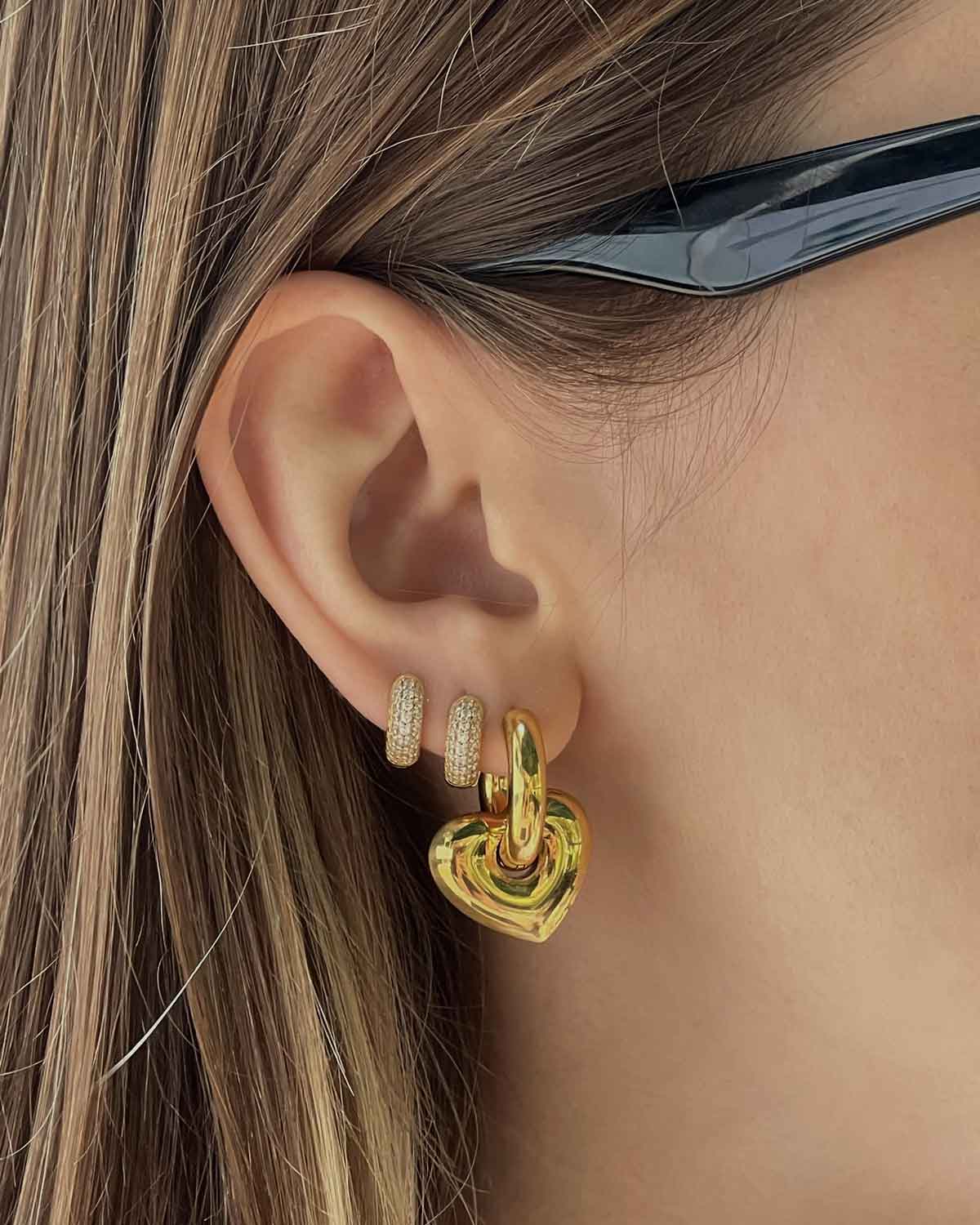 PENDIENTES THICK HEART