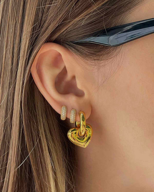 PENDIENTES THICK HEART