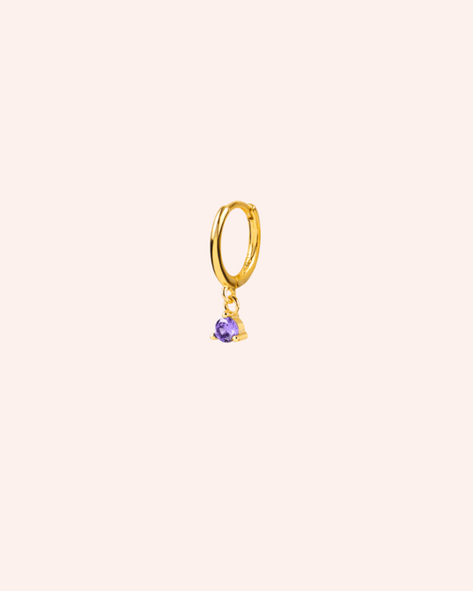 PENDIENTE BALL PURPLE