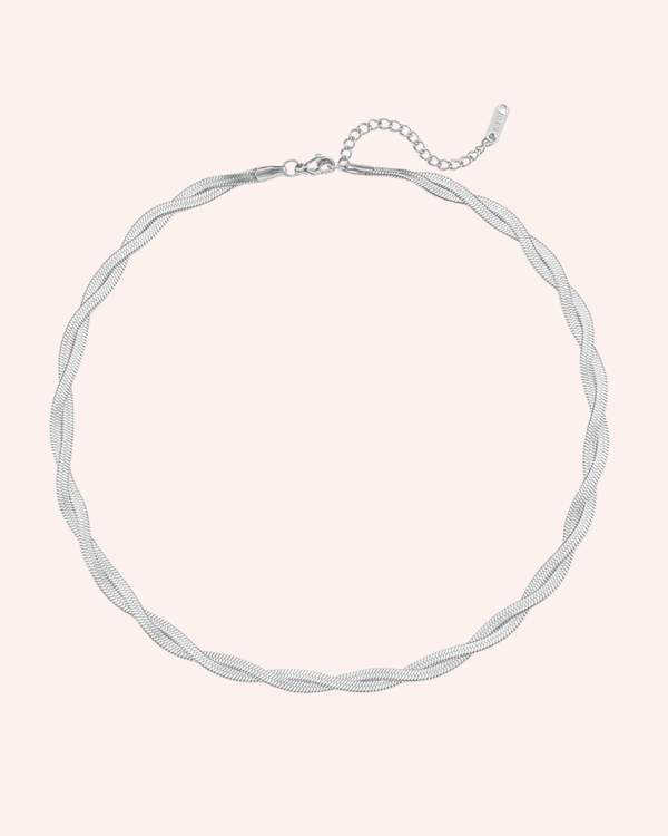 COLLAR CADENA HAILEY PLATA