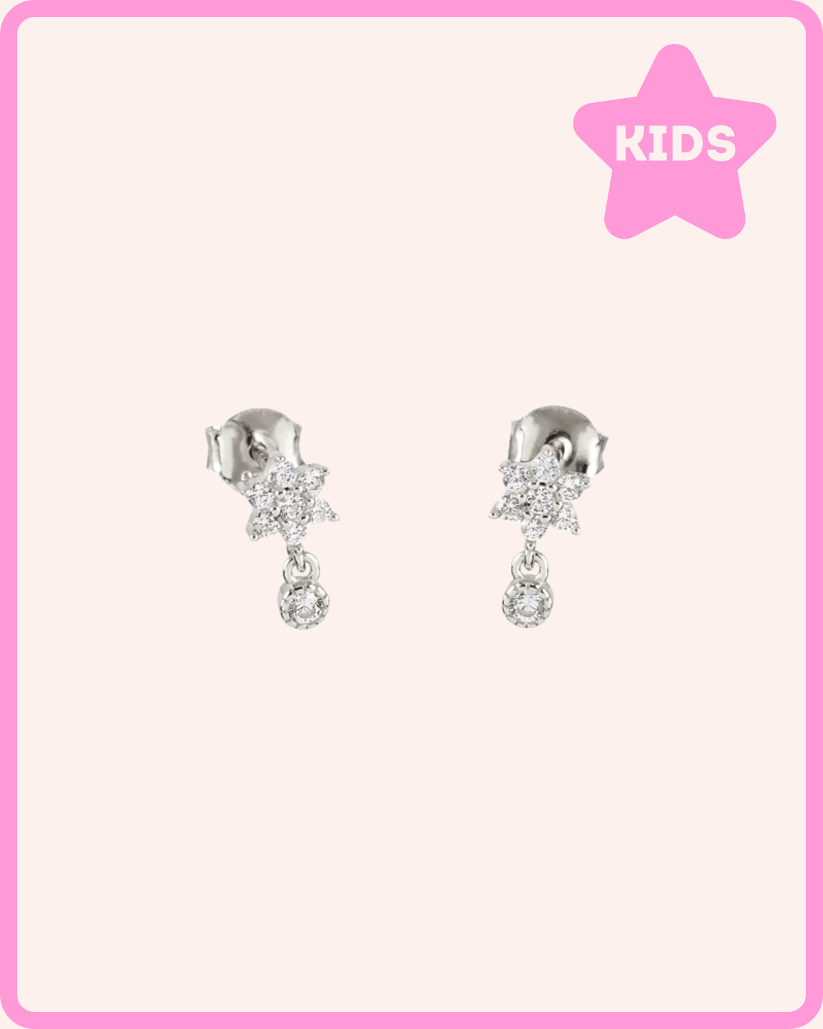 PENDIENTES FLOWER PLATA