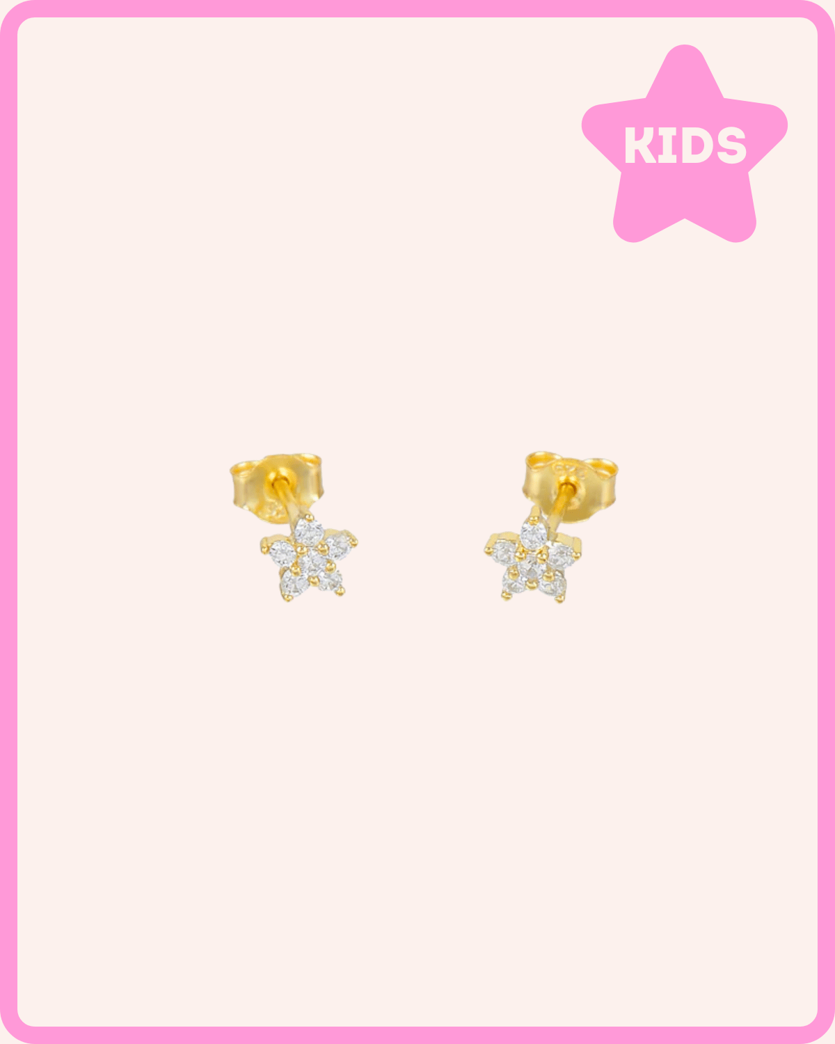 PENDIENTES MINI FLOWER ORO