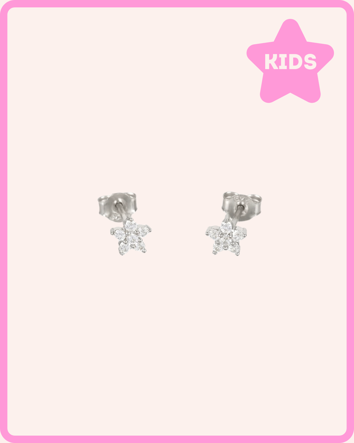 PENDIENTES MINI FLOWER PLATA