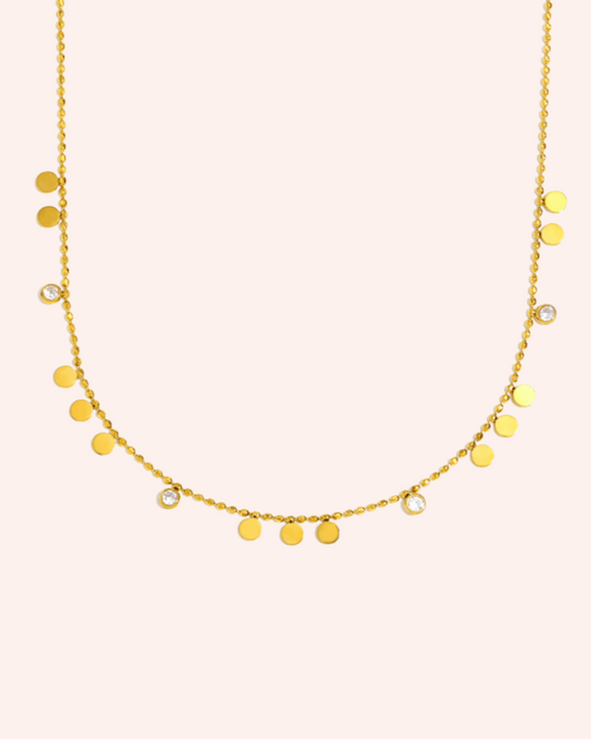 COLLAR CIRCLES ZIRCON
