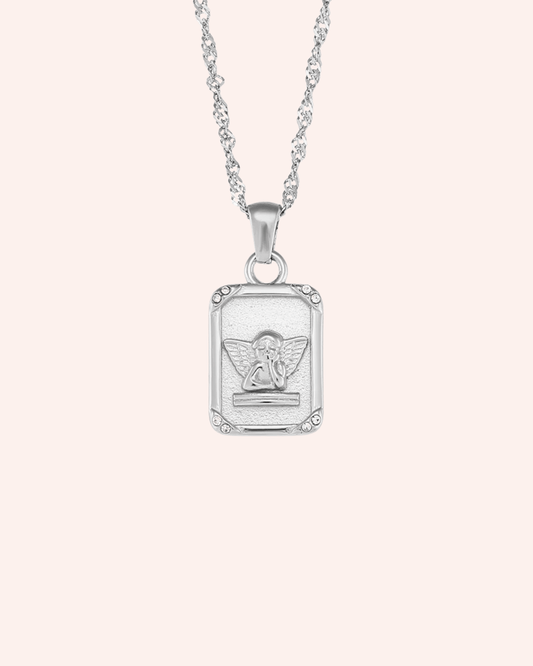 COLLAR ANGEL PLATA