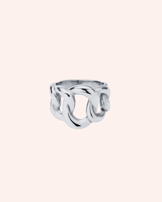 ANILLO CHAIN PLATA