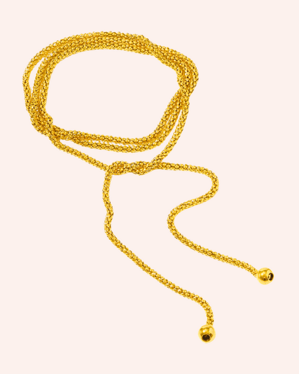 COLLAR SUPER LONG GOLD