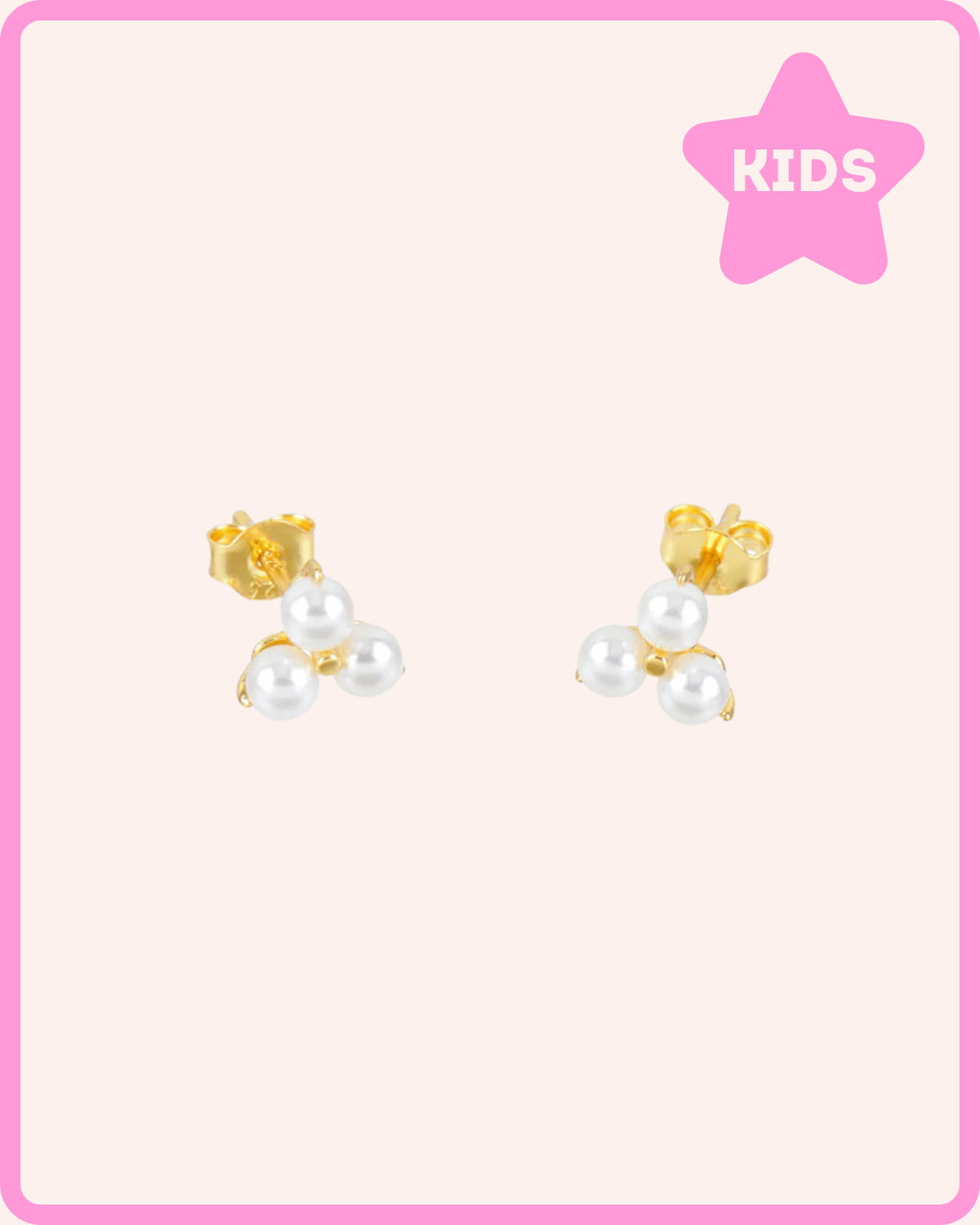 PENDIENTES TRIPEARL ORO