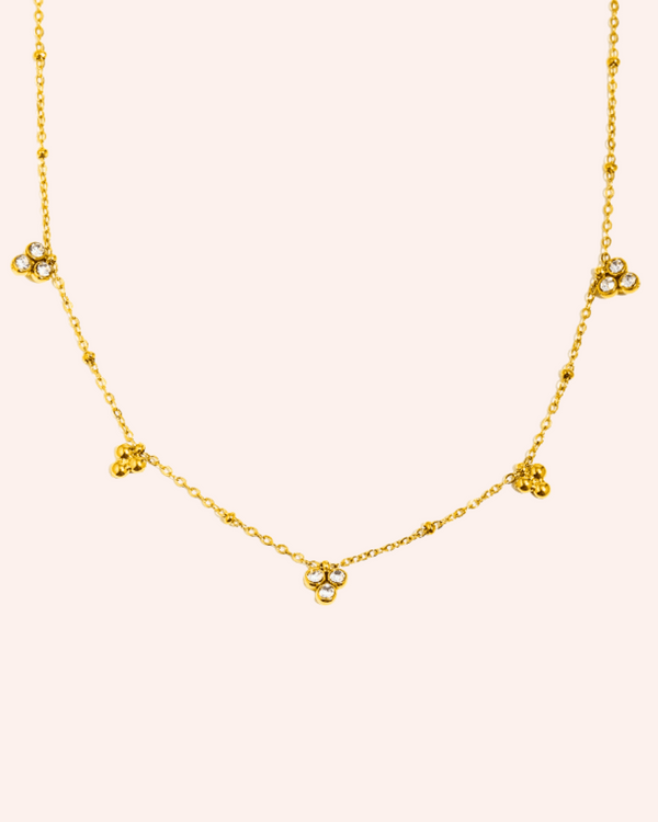 COLLAR FLOWER ZIRCON