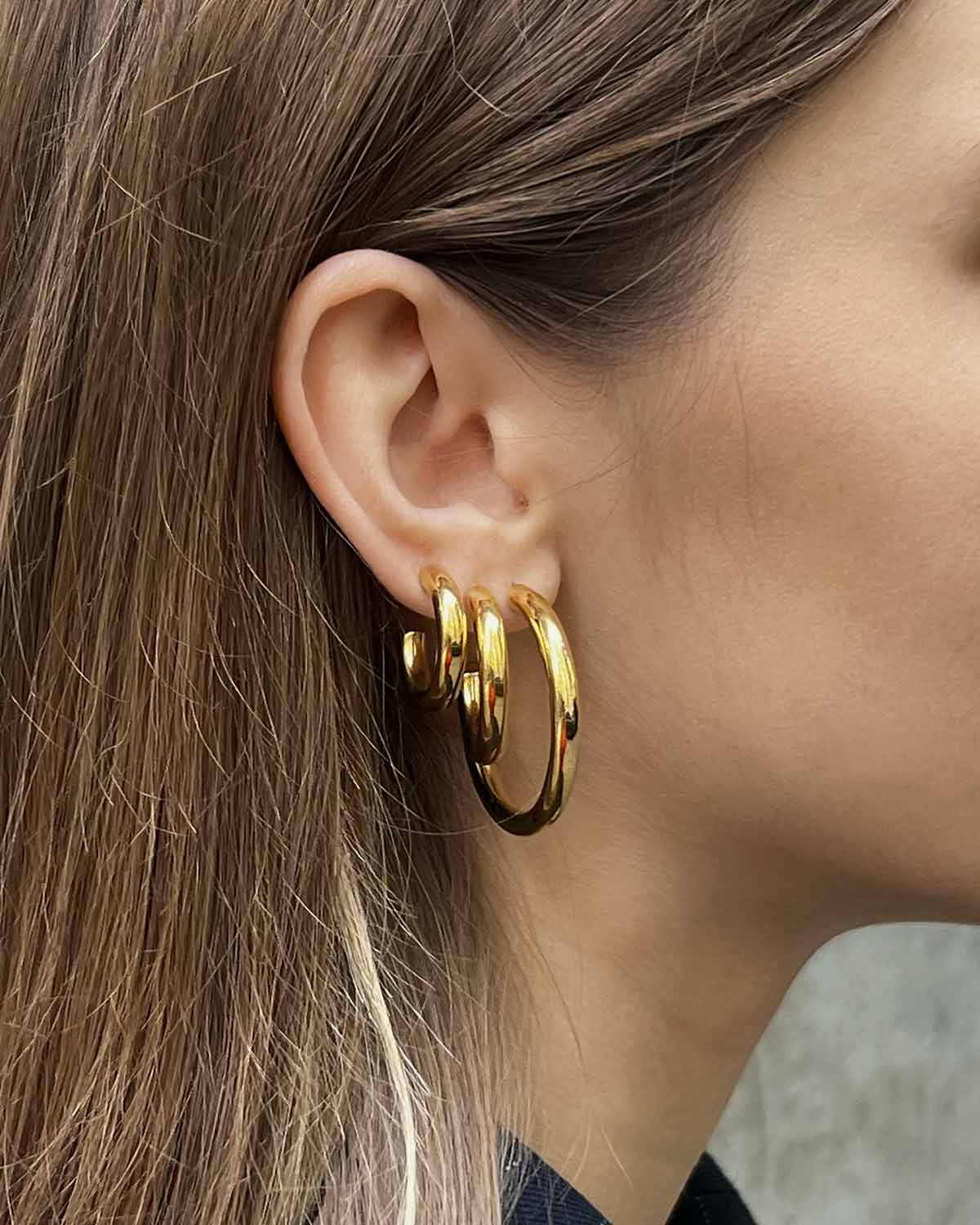 PENDIENTES AROS COSI 25MM
