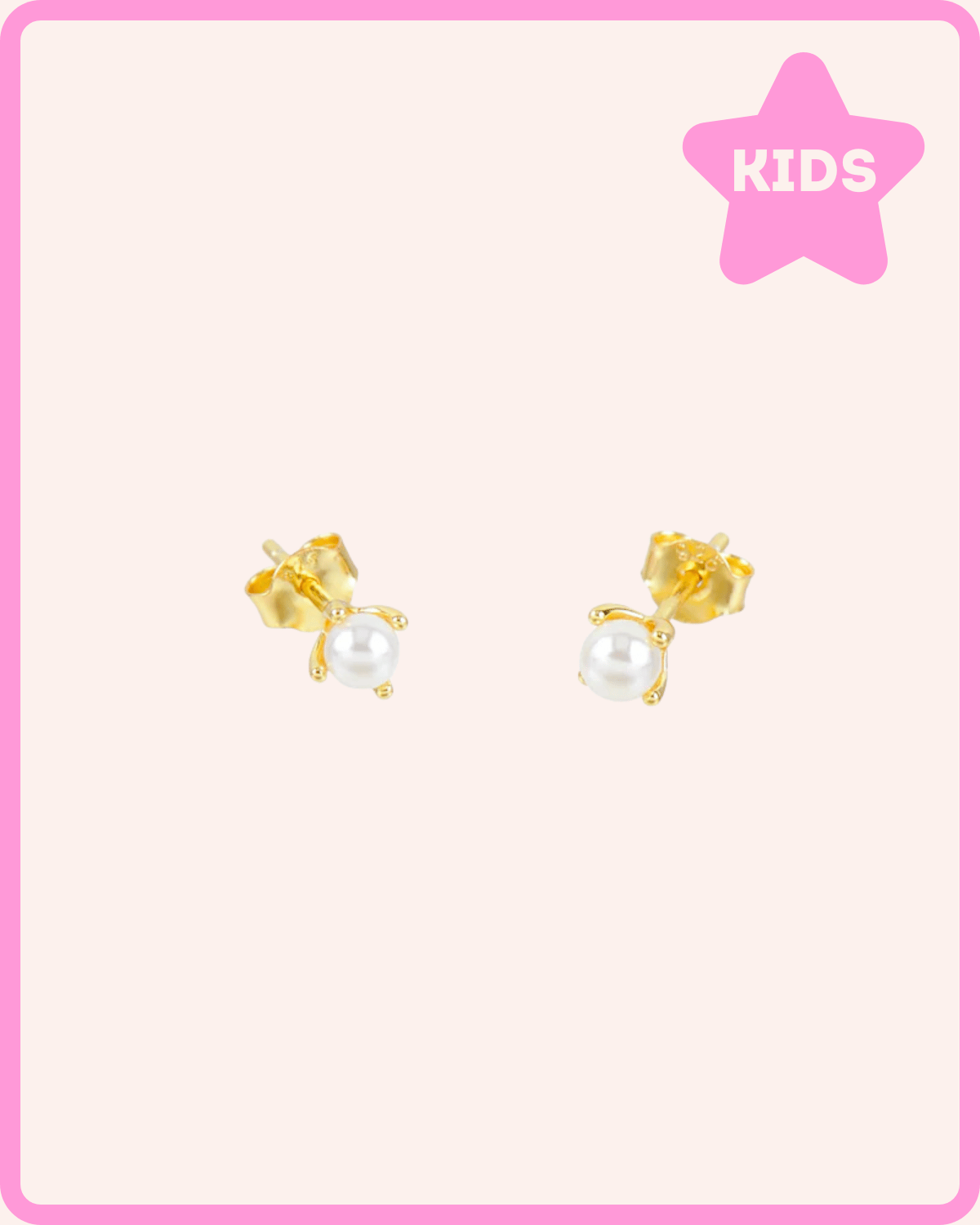 PENDIENTES PERLA ORO