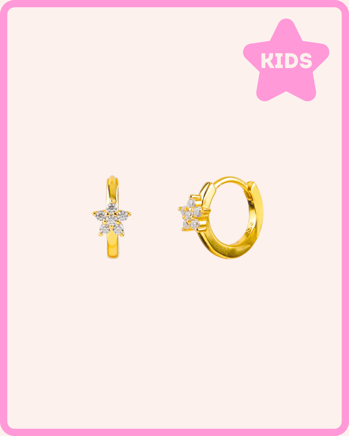 PENDIENTES AROS JULIA WHITE ORO