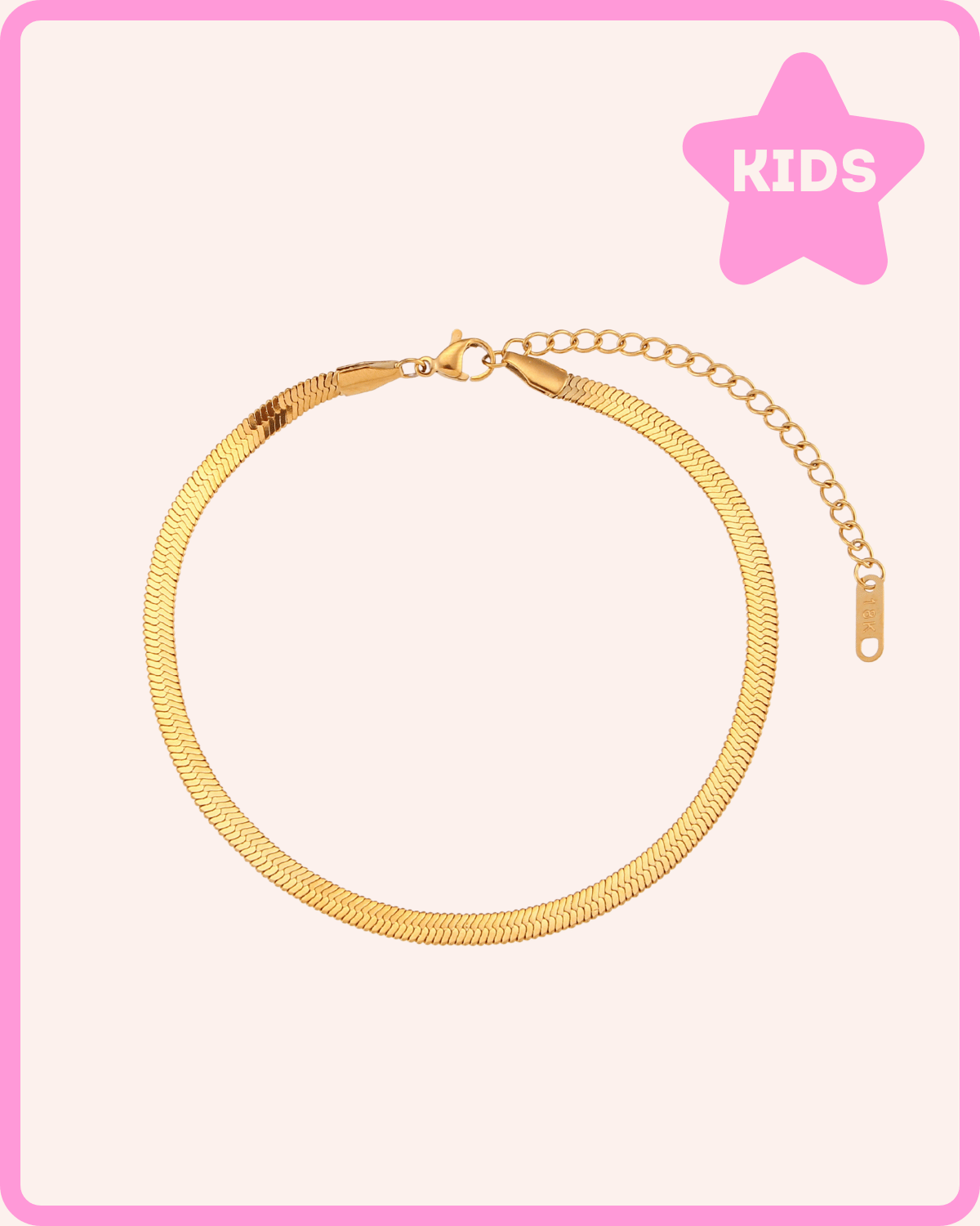 PULSERA BABY CADENA ORO