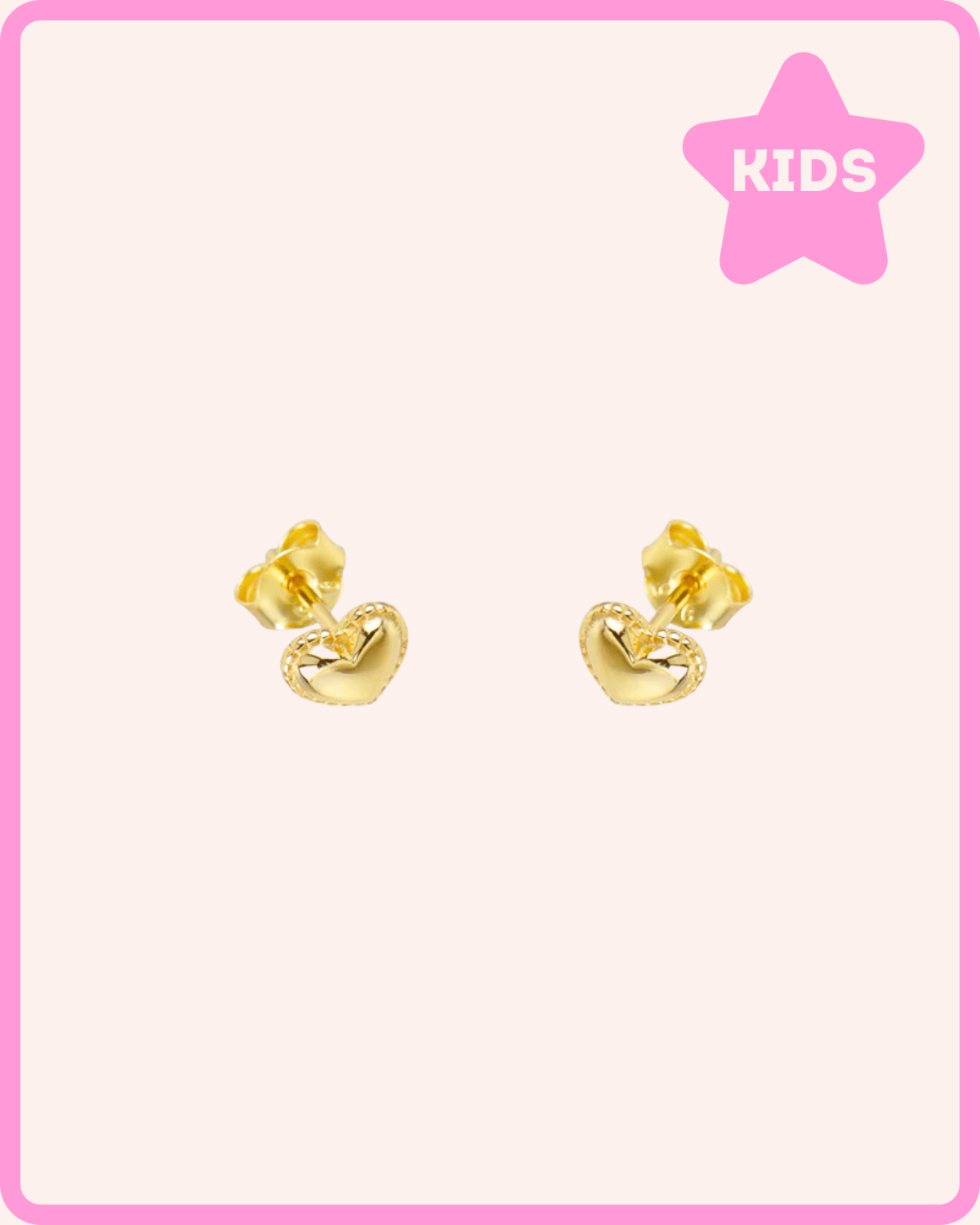 PENDIENTES MINI HEART ORO