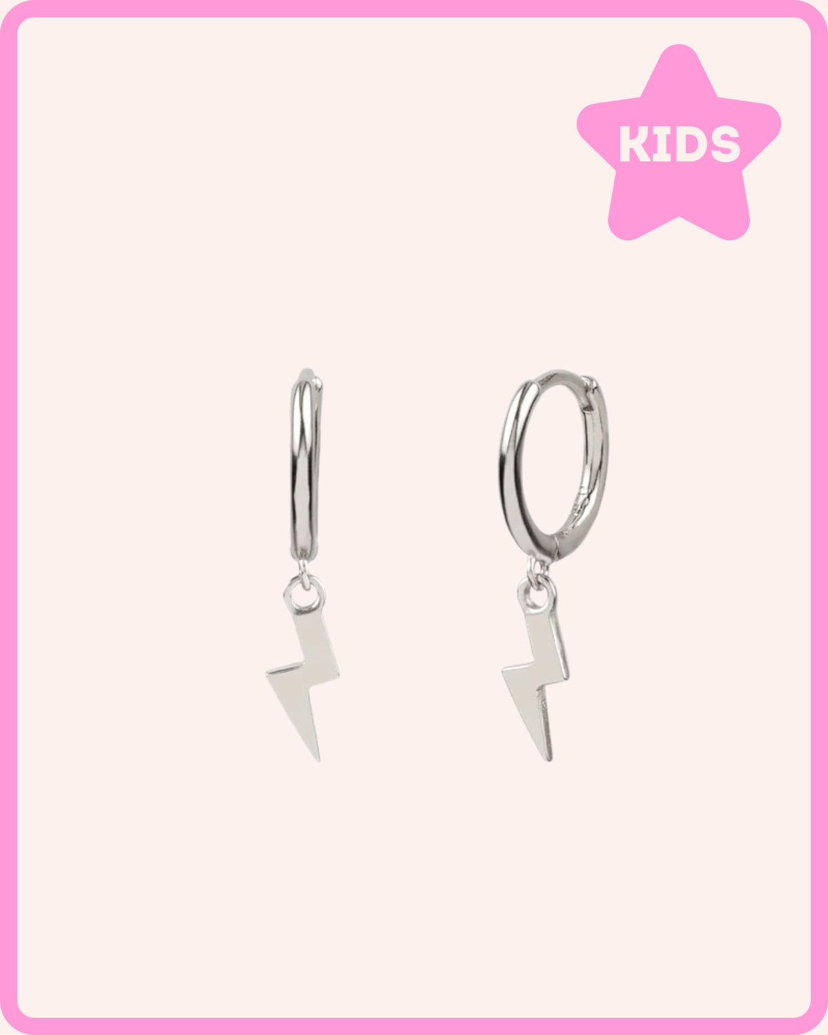 PENDIENTES AROS RAYO PLATA