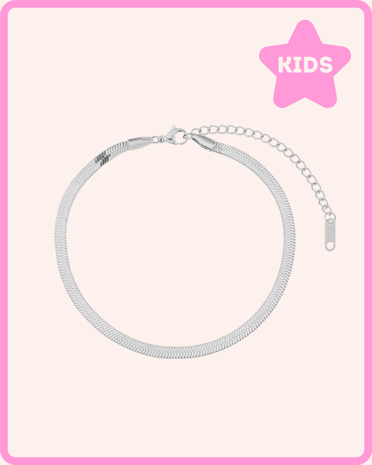 PULSERA BABY CADENA PLATA