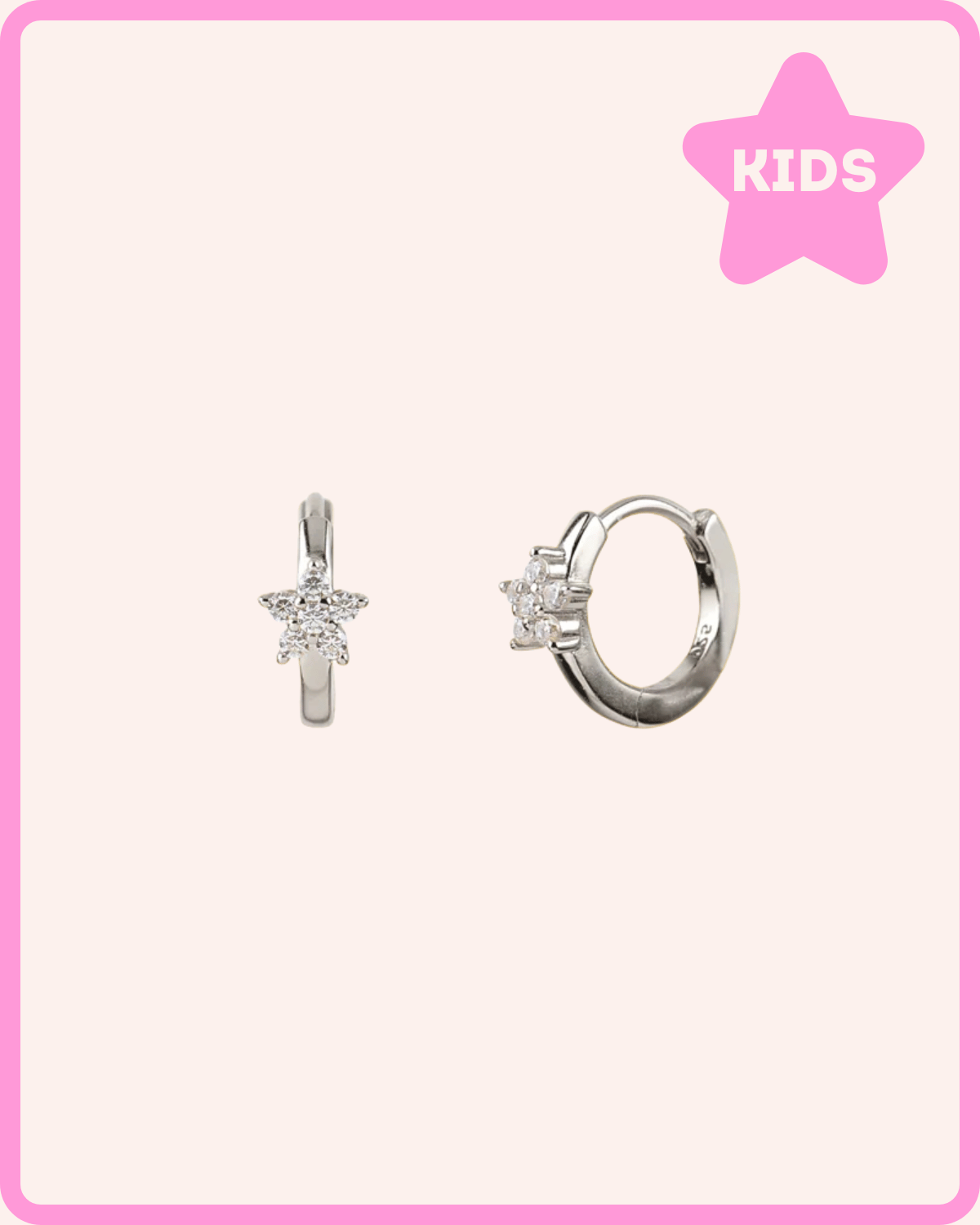 PENDIENTES AROS JULIA WHITE PLATA