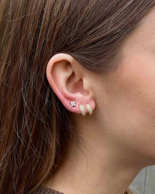 PENDIENTE ICE LOVE XS WHITE