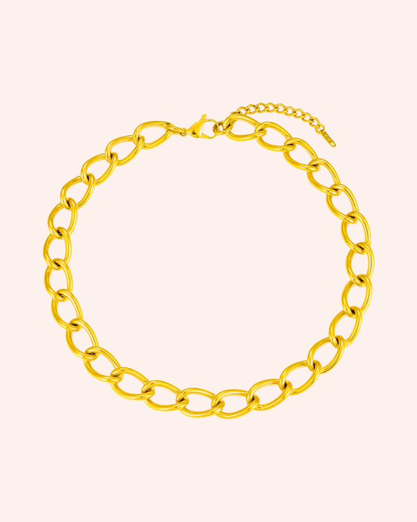 COLLAR CADENA THICK ORO