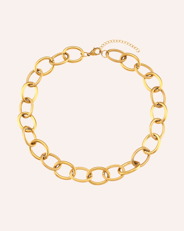 COLLAR CADENA MIX STRIPES
