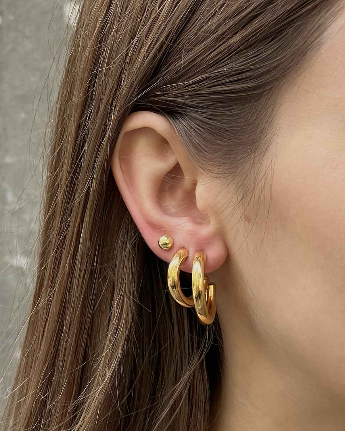 PENDIENTES AROS COSI 25MM