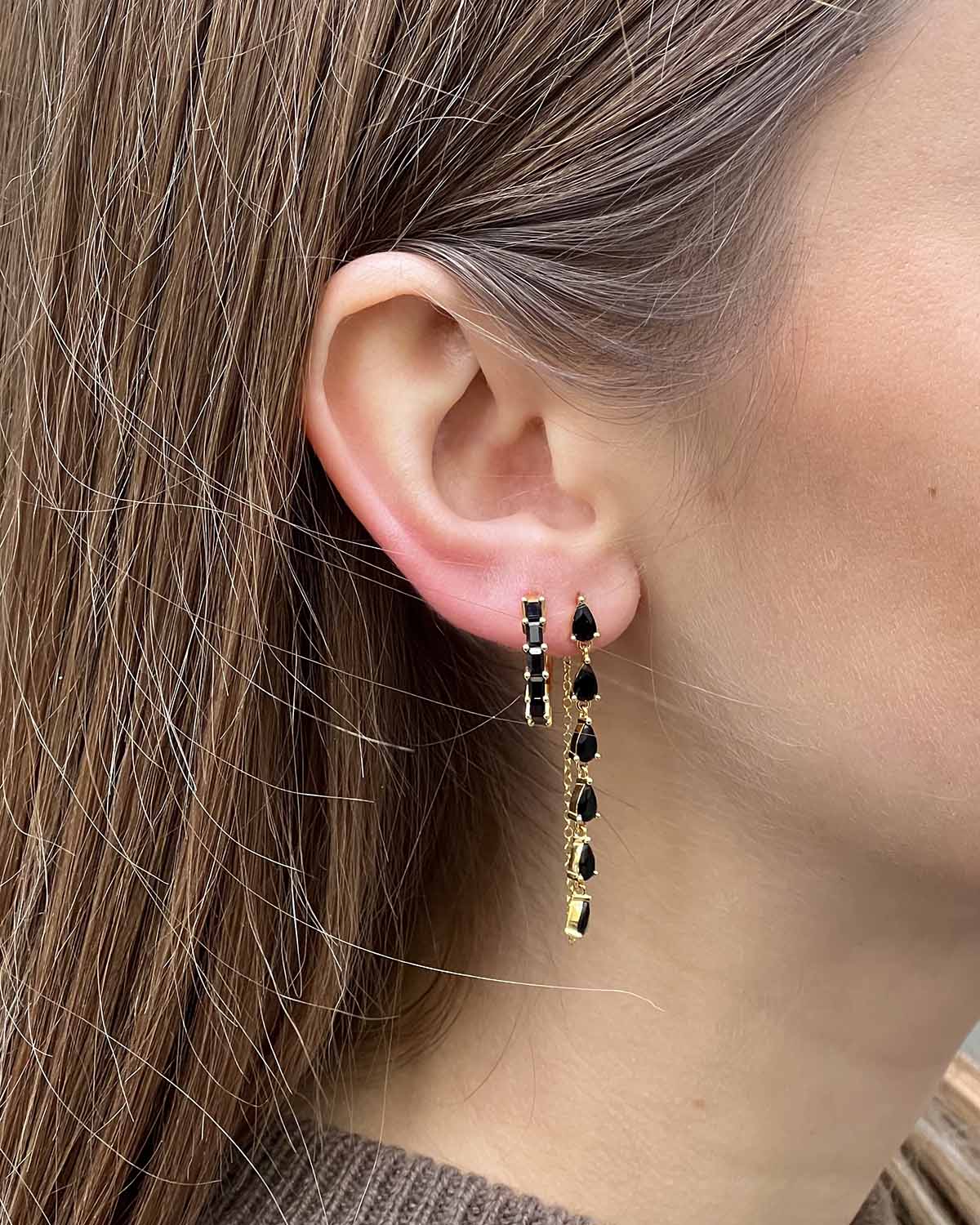 PENDIENTES NYC BLACK