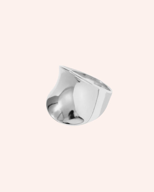 ANILLO OBLIQUE PLATA