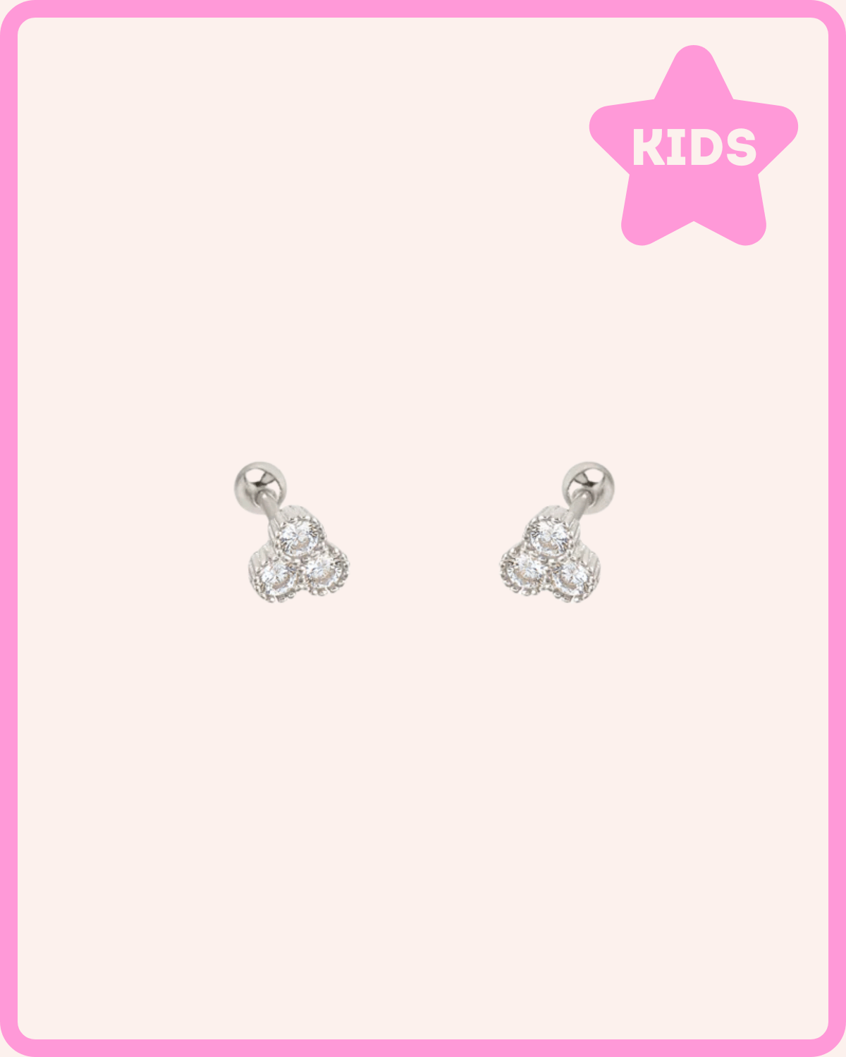 PENDIENTES BABY AITANA PLATA