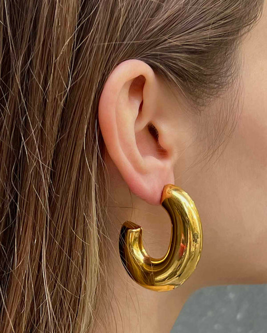 PENDIENTES OVAL THICK