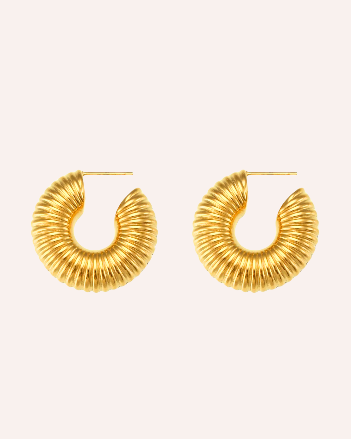 PENDIENTES AROS STRIPES