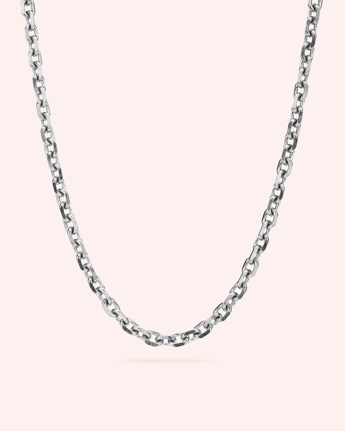 COLLAR CHUNKY PLATA