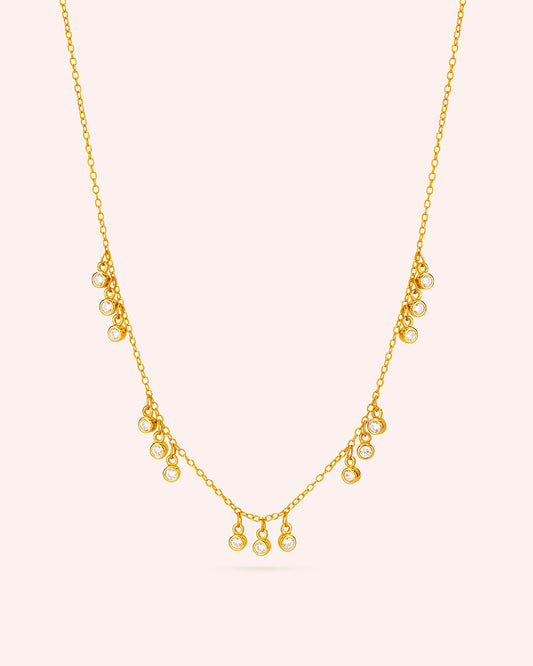 COLLAR ZIRCONS DROP TRIO