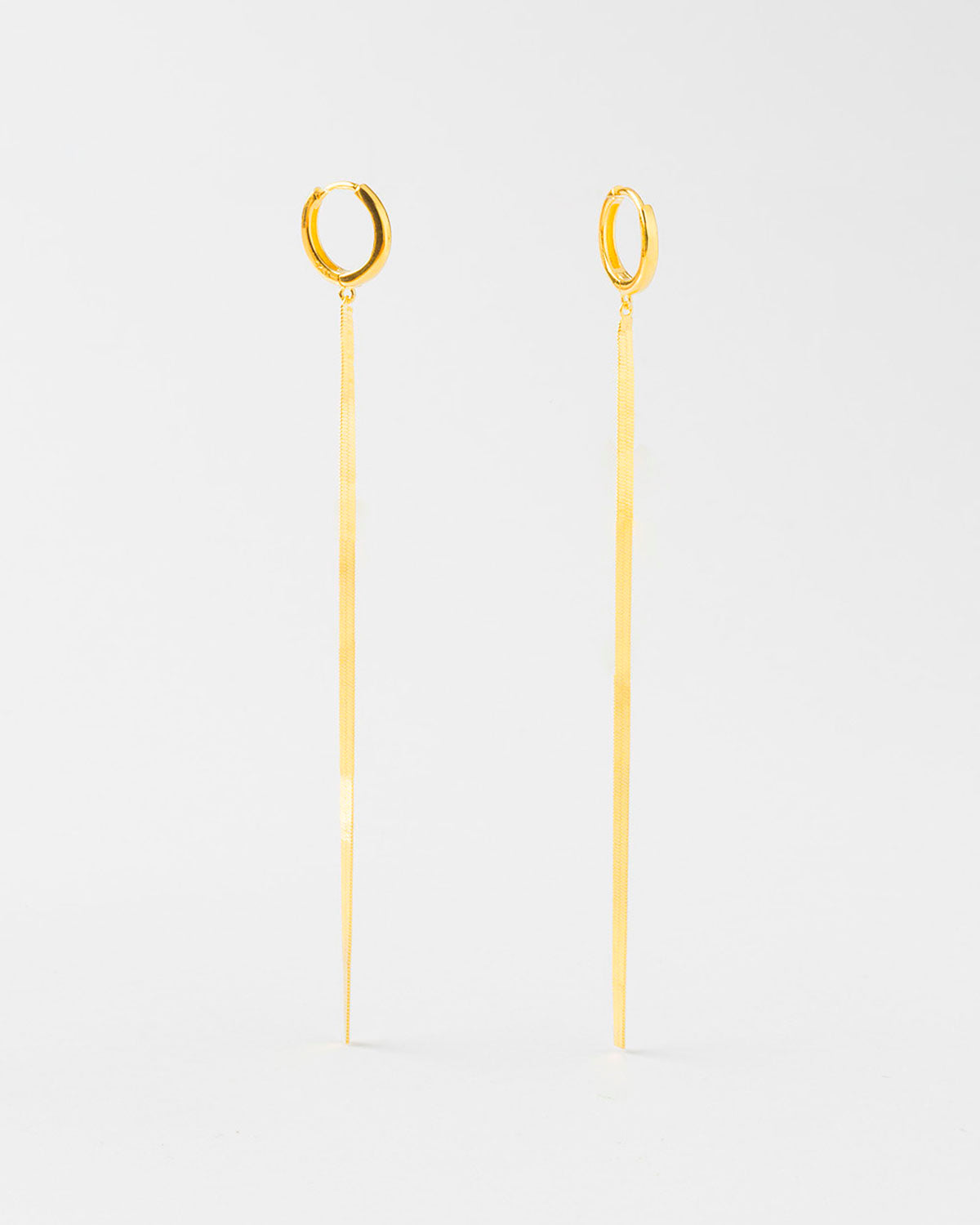 PENDIENTES CADENA ORO
