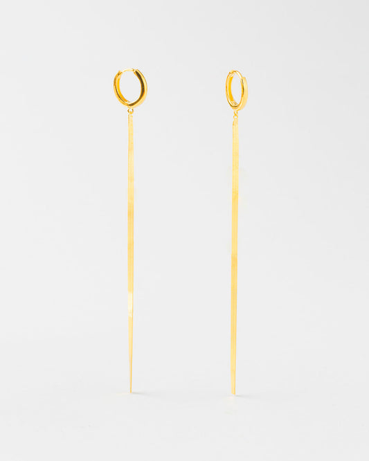 PENDIENTES CADENA ORO