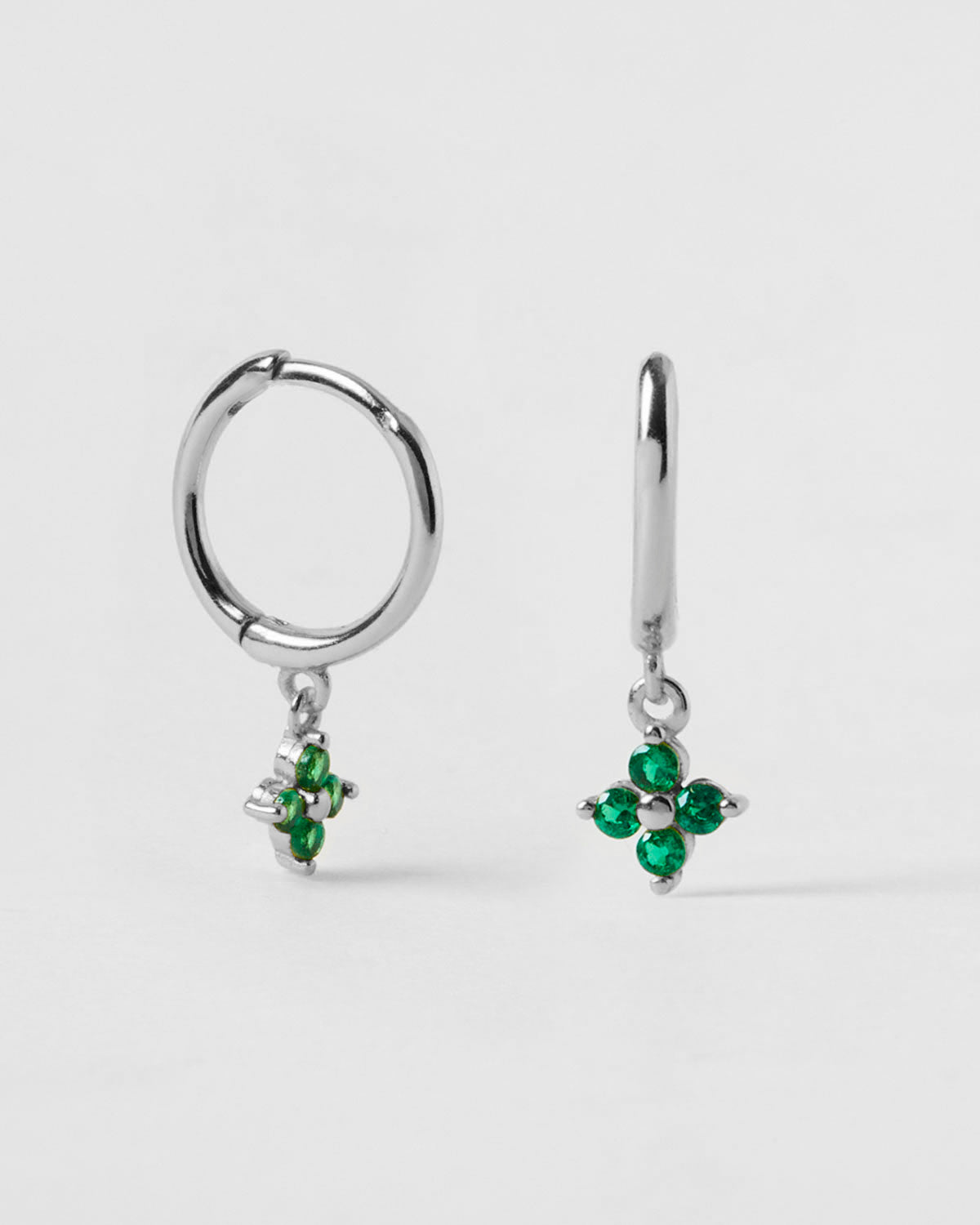 PENDIENTE LIS GREEN PLATA