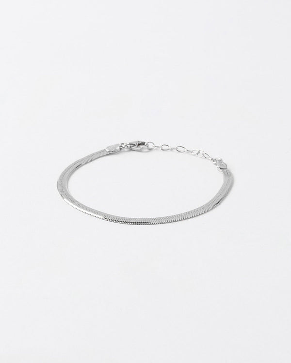 PULSERA CADENA PLATA