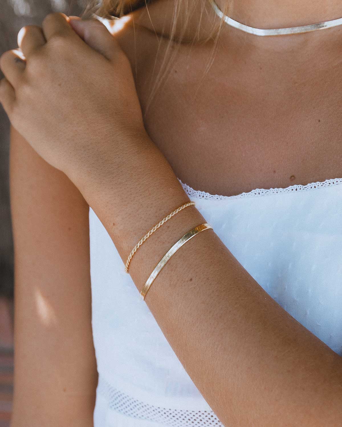 PULSERA CADENA PLATA