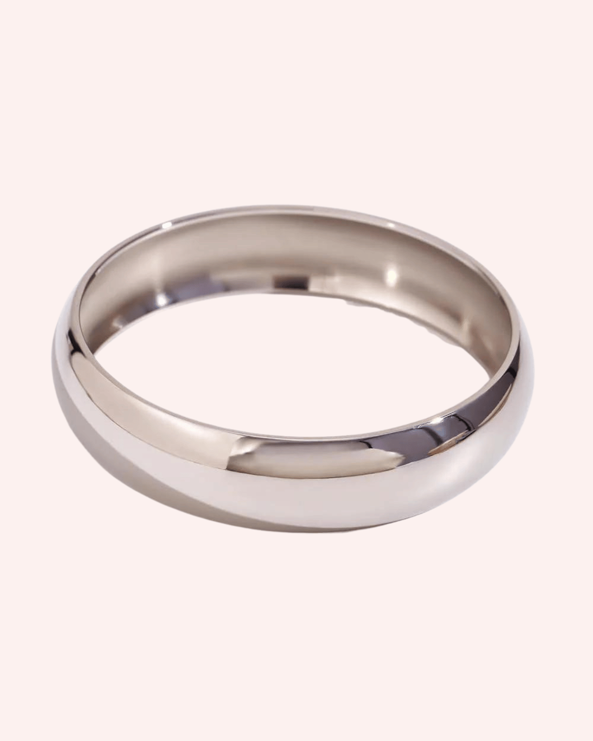 PULSERA ROUND M PLATA
